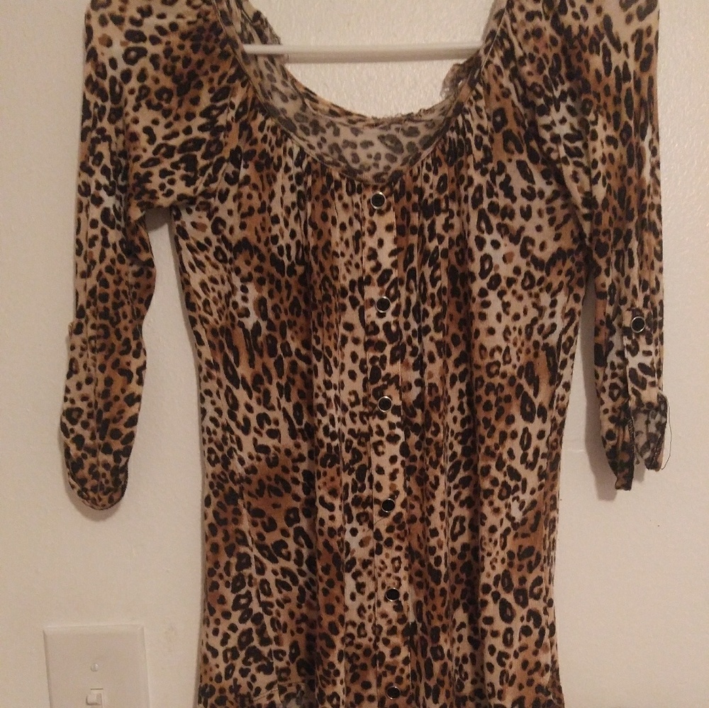 Leopard blouse